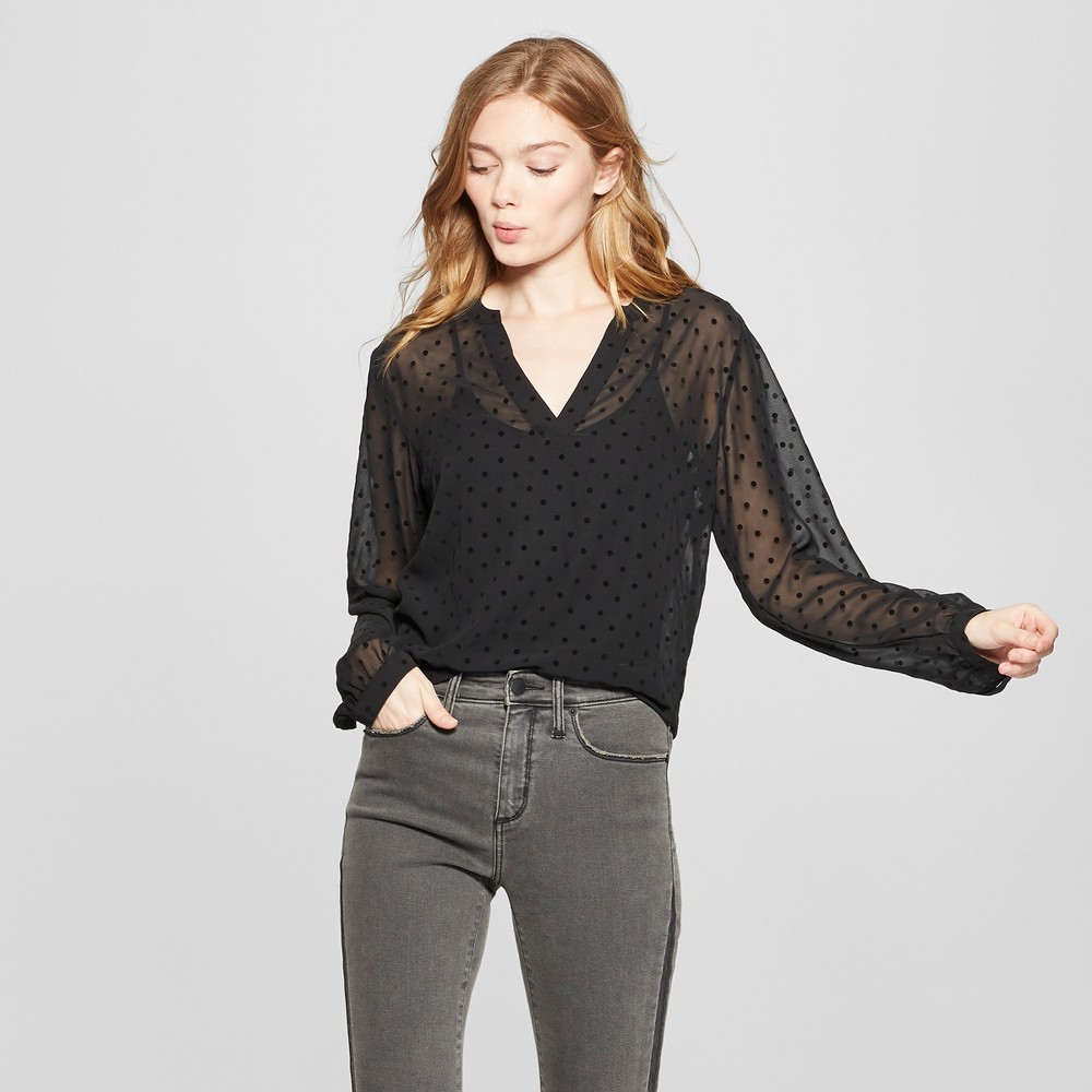 a new day polka dot top