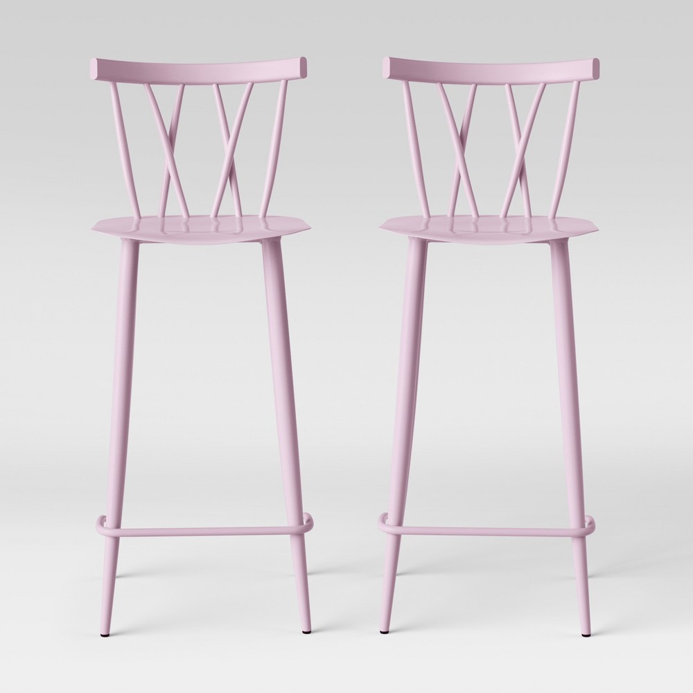 project 62 becket metal x back counter stool