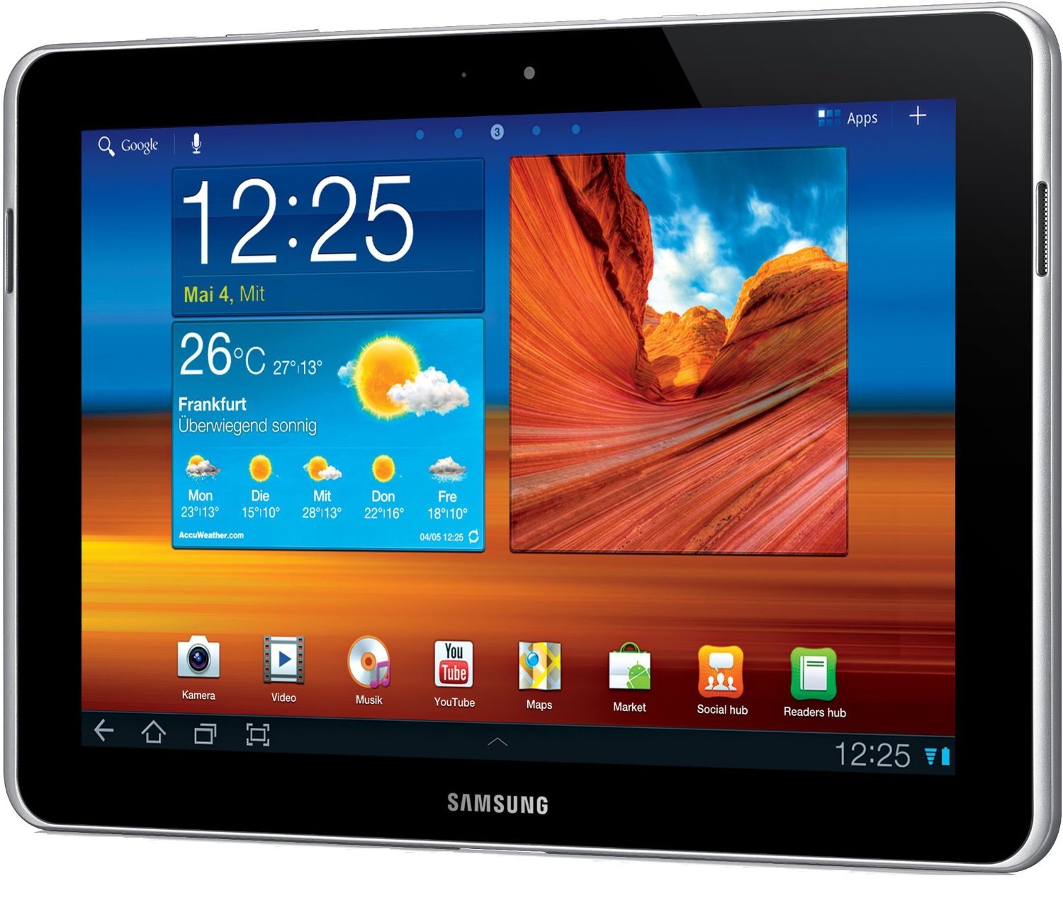 commando inval dutje Samsung Galaxy Tab 10.1" 16GB Metallic Gray Wi-Fi GT-P7510MAYXAB - VIP  Outlet