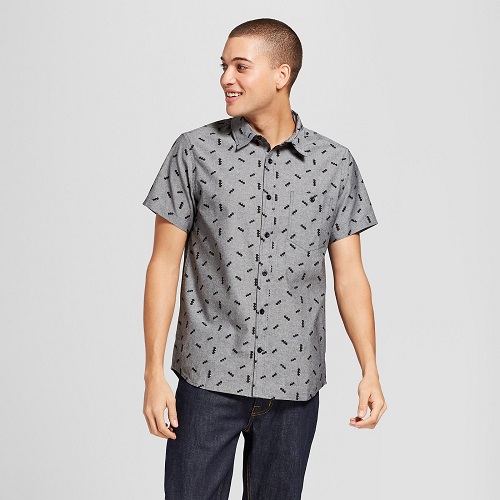 batman button down shirt