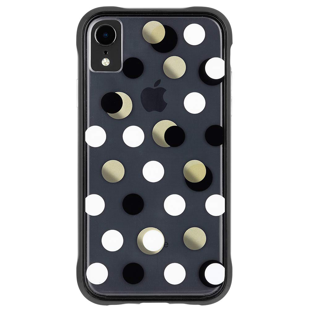 Case-Mate CM038122 - iPhone XR Case - WALLPAPERS - iPhone  - Black  Metallic Dot - VIP Outlet