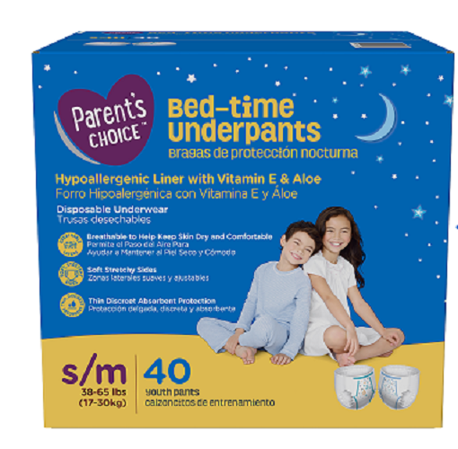 Parent's Choice Nighttime Underwear (Choose Your Size Count)