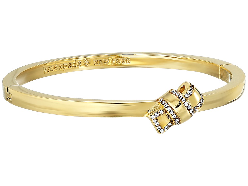 Kate Spade new york WBRUE544-921 All Tied Up Pave Knot Bangle Bracelet In  Gold - VIP Outlet