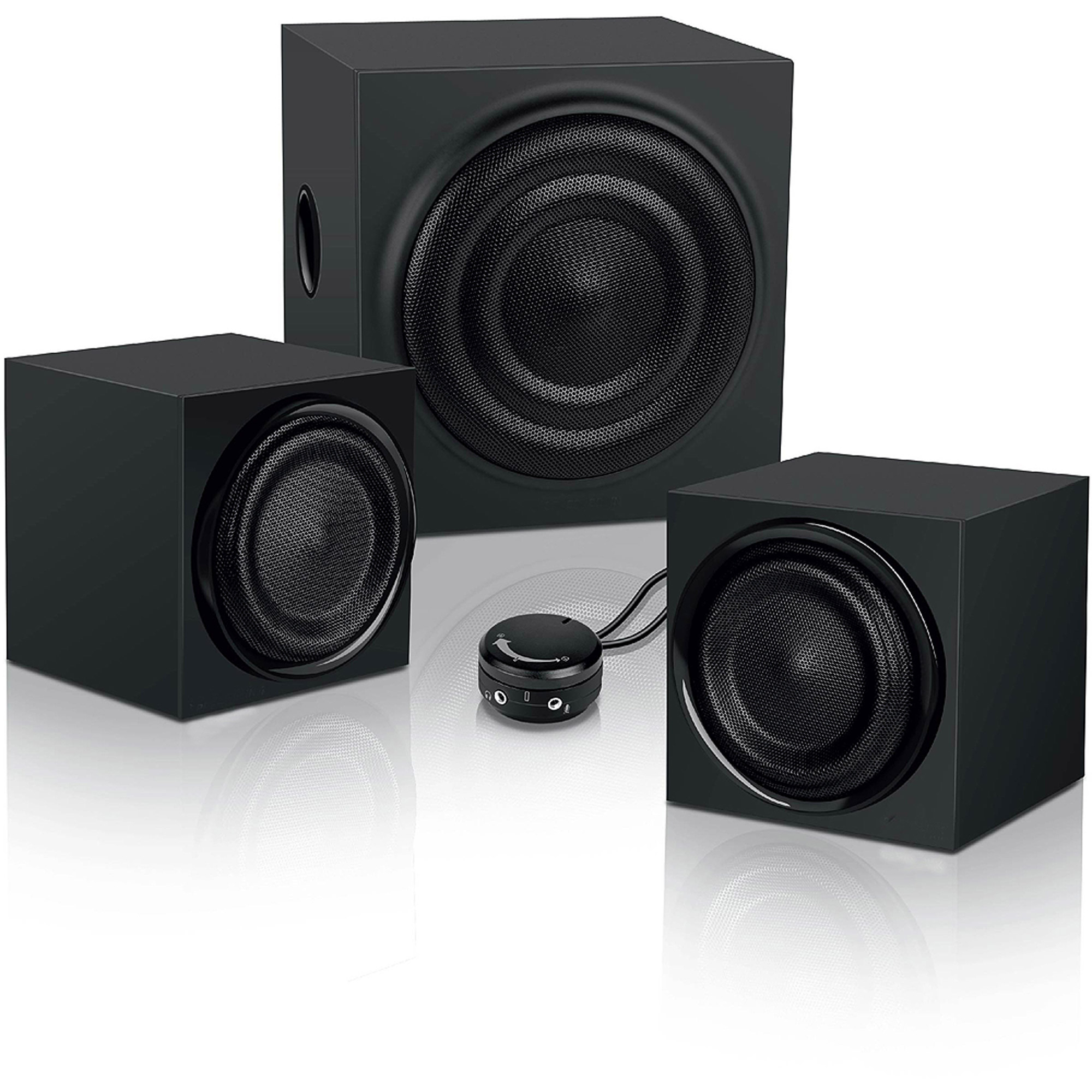 blackweb pc stereo speakers with subwoofer