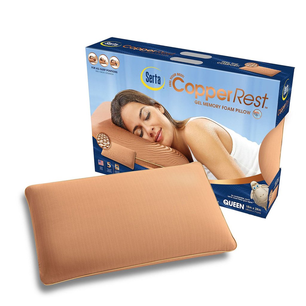 sealy copper rest pillow