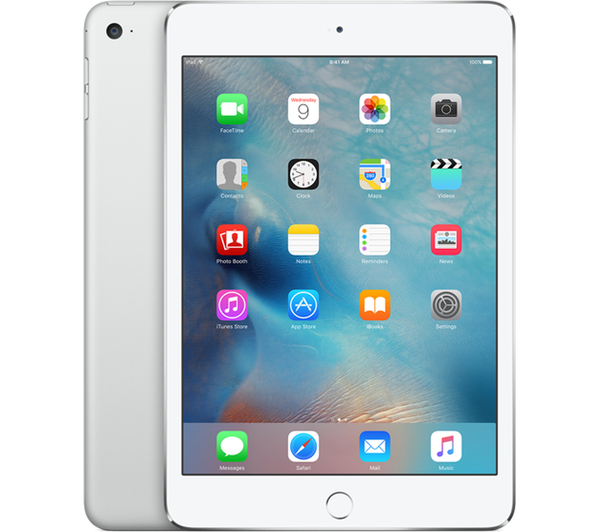 Apple iPad Mini 4 128GB Silver Wi-Fi MK9P2CL/A