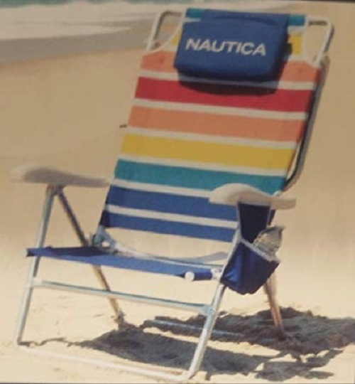 nautica beach chair rainbow