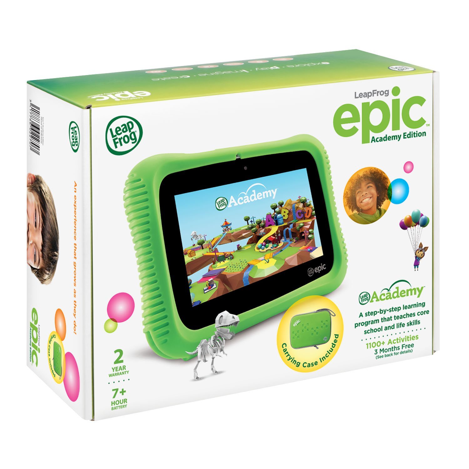 LeapFrog LeapPad Academy 7" 16GB WiFi Tablet Children's Learning Systems 6022 #2 
