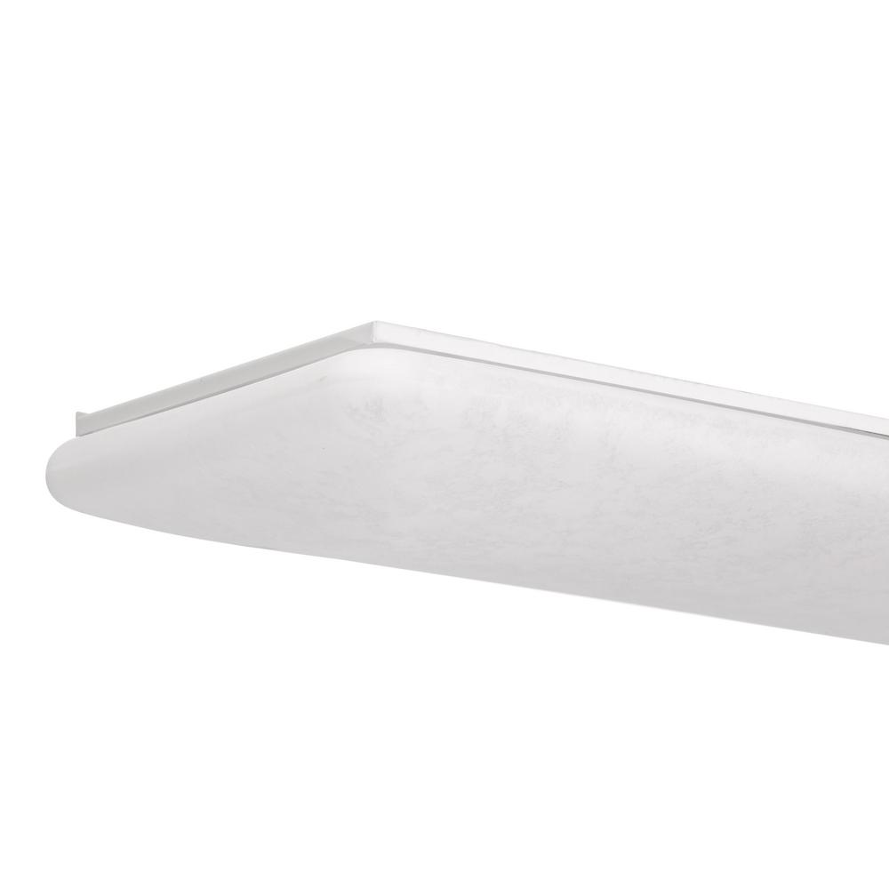 arctic glacier white large led flush mount