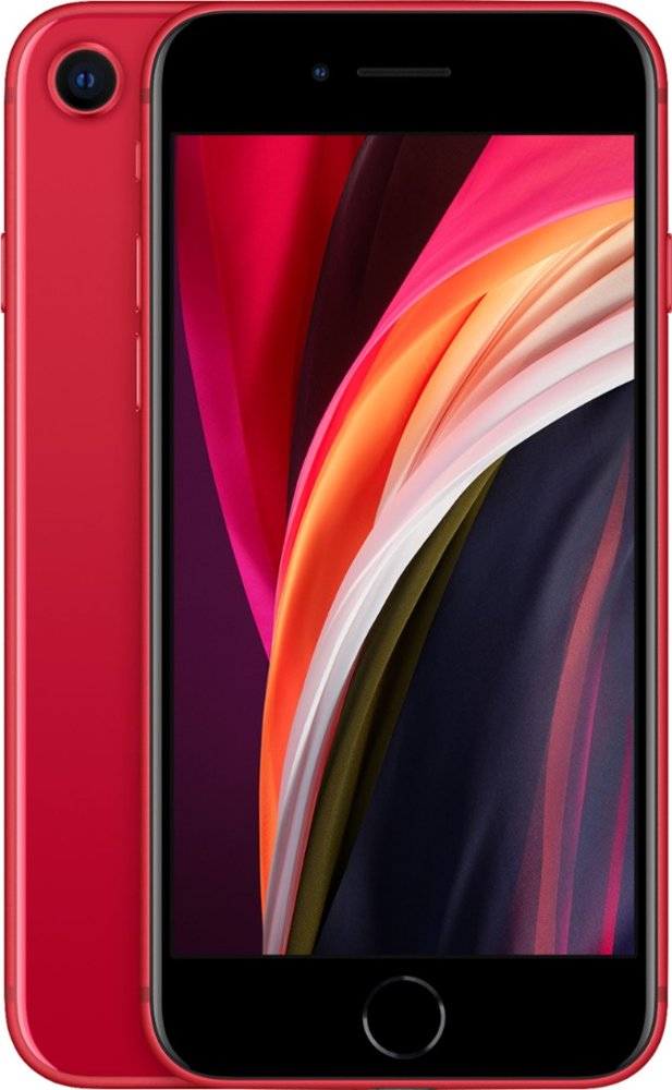 スマートフォン/携帯電話 スマートフォン本体 Apple iPhone SE 2 64GB (PRODUCT) Red LTE Cellular AT&T MX9C2LL/A